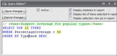 NDepend Query Editor