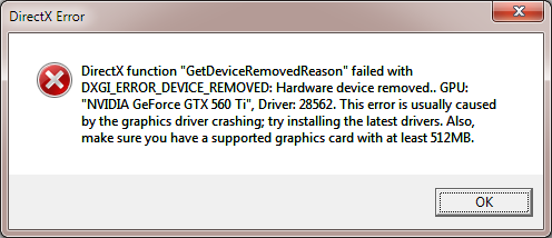 crash dialog box in BF3
